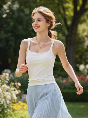 Women's Silk Square Neck Camisole