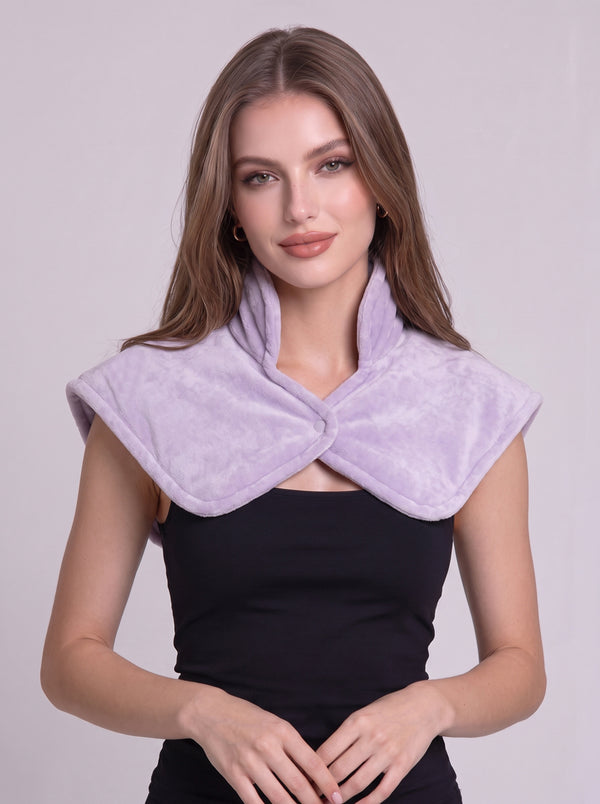 #purple Heated Car Shawl