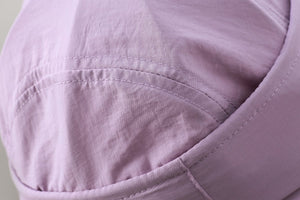 #purple Sun Hat of top detail