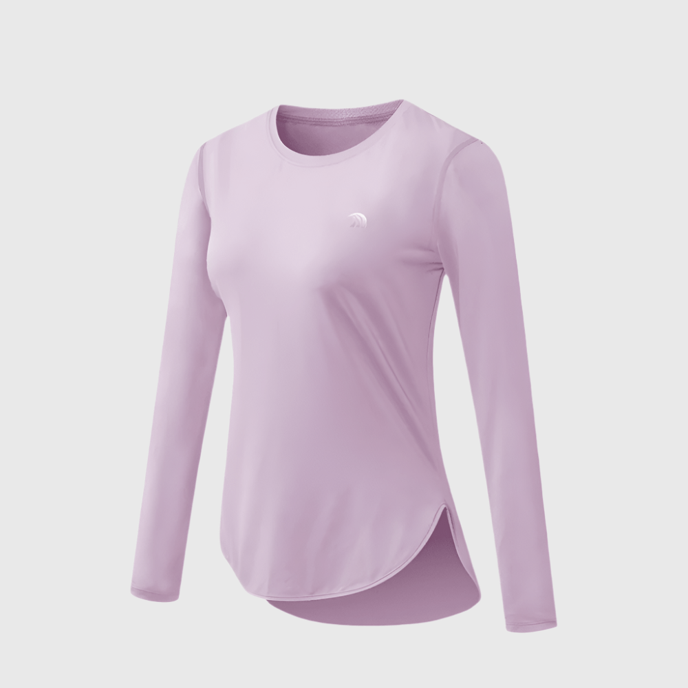 women's purple UPF 50+ Long Sleeve Shirt 