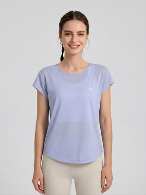 #purple Women's Cooling Mesh T‑Shirt