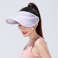 Purple Women's Wide - brim Sun Visor 