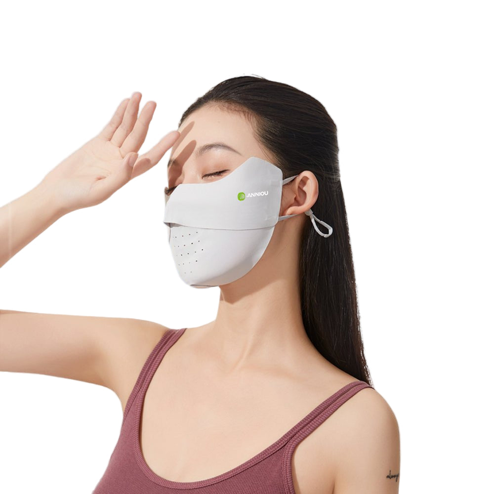 Raw Yarn Seamless Sun Protection Mask