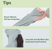 Raw Yarn Hooded Sun Protection Jacket - Sidiou Group
