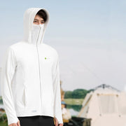 Raw Yarn Ice Silk Hooded Sun Protection Jacket - Sidiou Group