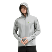 Raw Yarn Ice Silk Hooded Sun Protection Jacket - Sidiou Group
