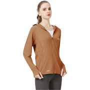 Raw Yarn Ice Silk Hooded Sun Protection Jacket - Sidiou Group