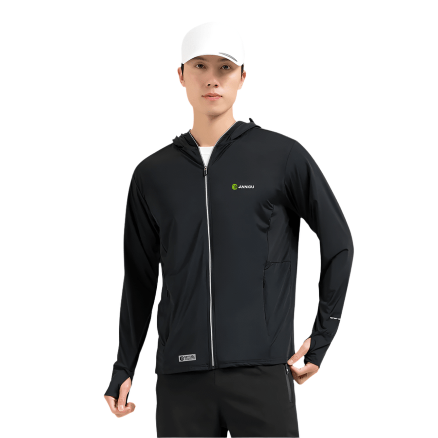 Raw Yarn Ice Silk Hooded Sun Protection Jacket - Sidiou Group