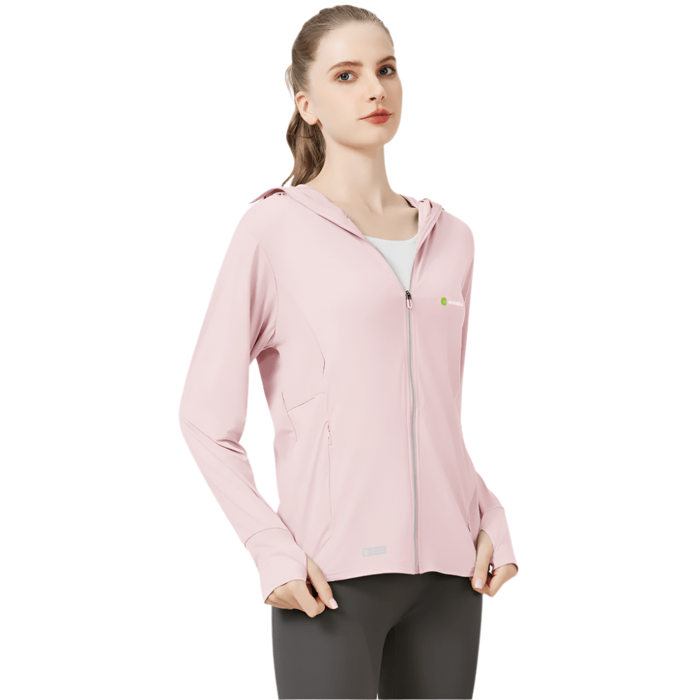 Raw Yarn Ice Silk Hooded Sun Protection Jacket - Sidiou Group