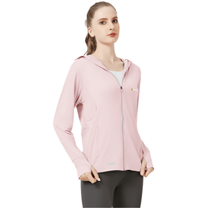 Raw Yarn Ice Silk Hooded Sun Protection Jacket - Sidiou Group