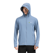 Raw Yarn Ice Silk Hooded Sun Protection Jacket - Sidiou Group