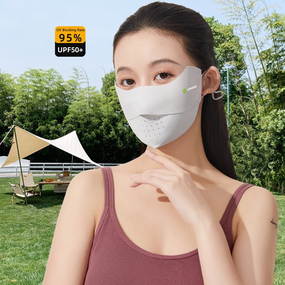 Raw Yarn Seamless Sun Protection Mask - Sidiou Group
