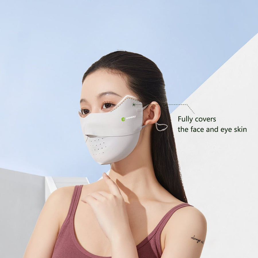 Raw Yarn Seamless Sun Protection Mask - Sidiou Group