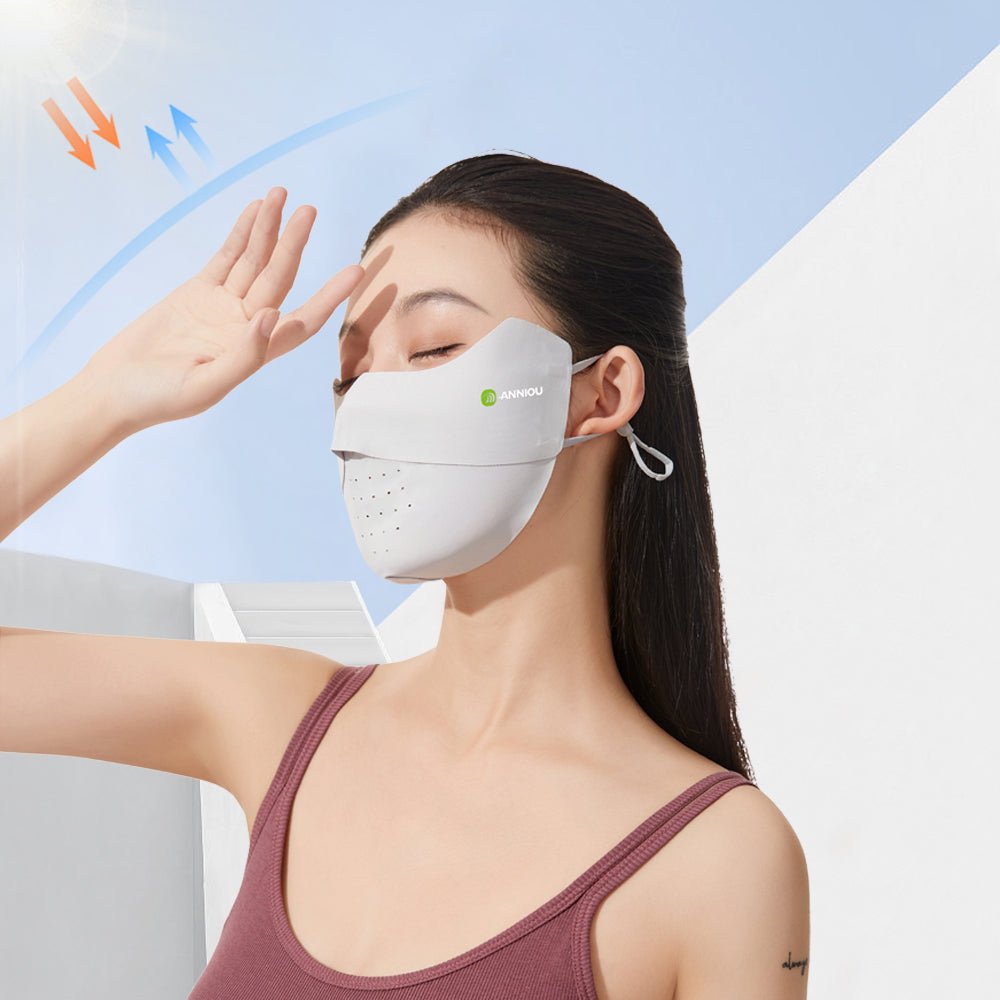 Raw Yarn Seamless Sun Protection Mask - Sidiou Group