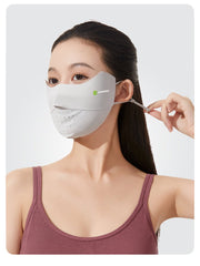 Raw Yarn Seamless Sun Protection Mask - Sidiou Group