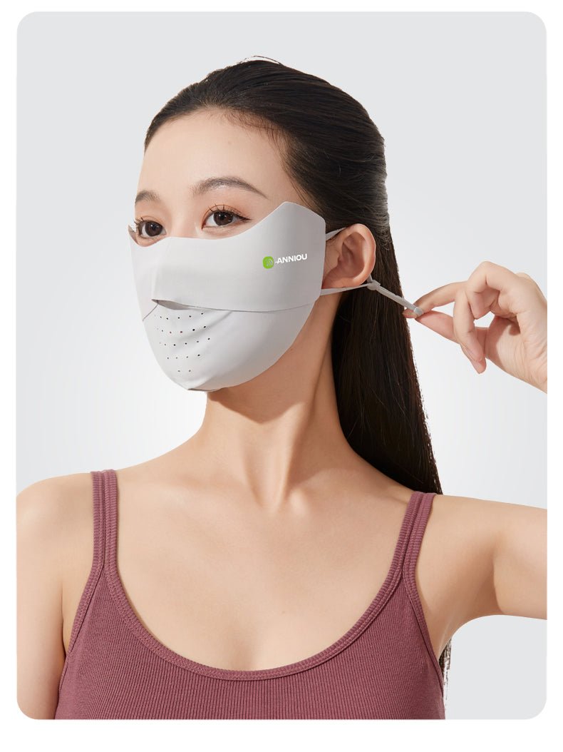 Raw Yarn Seamless Sun Protection Mask - Sidiou Group