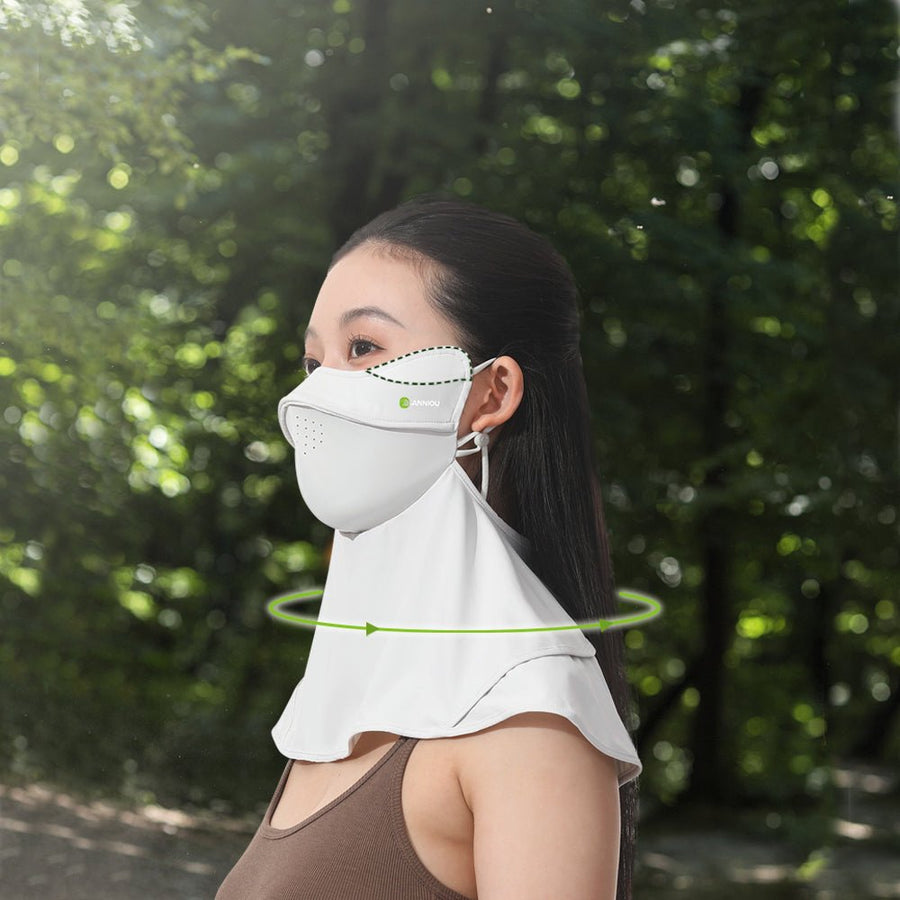 Raw Yarn Uv Protection Face Mask Neck Gaiter - Sidiou Group