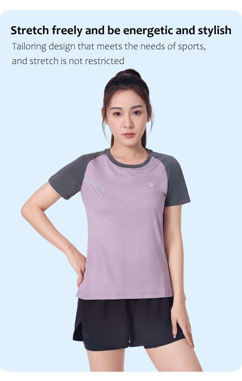 Raw Yarn UV Protection Running T-Shirt - Sidiou Group