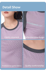 Raw Yarn UV Protection Running T-Shirt - Sidiou Group