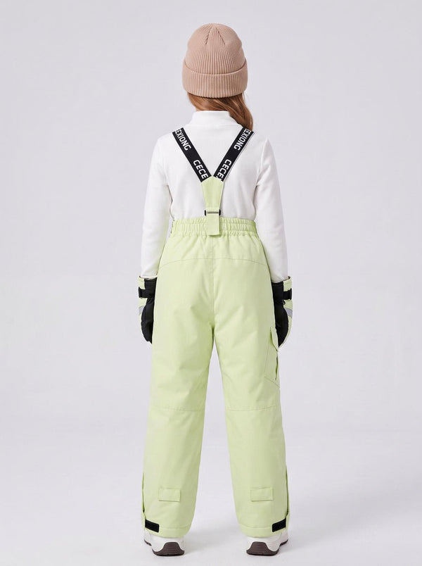 rear of #lemonyellow ski trousers