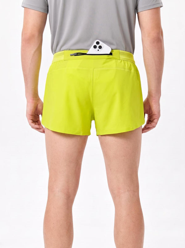 A close-up of the back of the pants shows a zippered pocket that can hold a phone, keys, or cards.