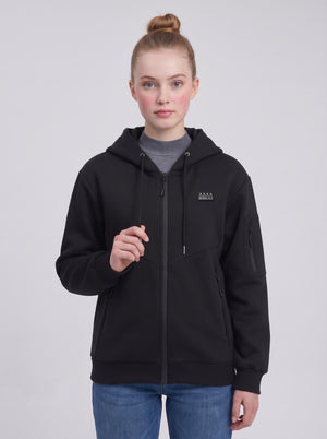 rechargeable #black heated hoodie women