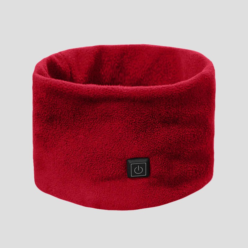 red Heated Neck Warmer