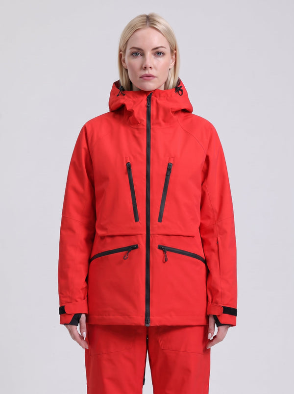 #red Women's Snowboard Jacket