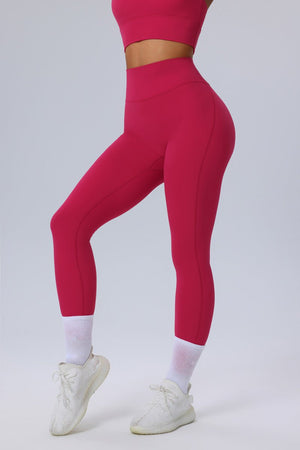 #pink sculpting yoga butt lift Leggings 