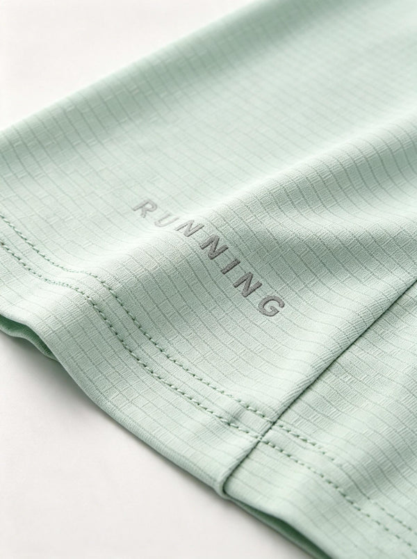 #lightgreen reflective logo on the hem