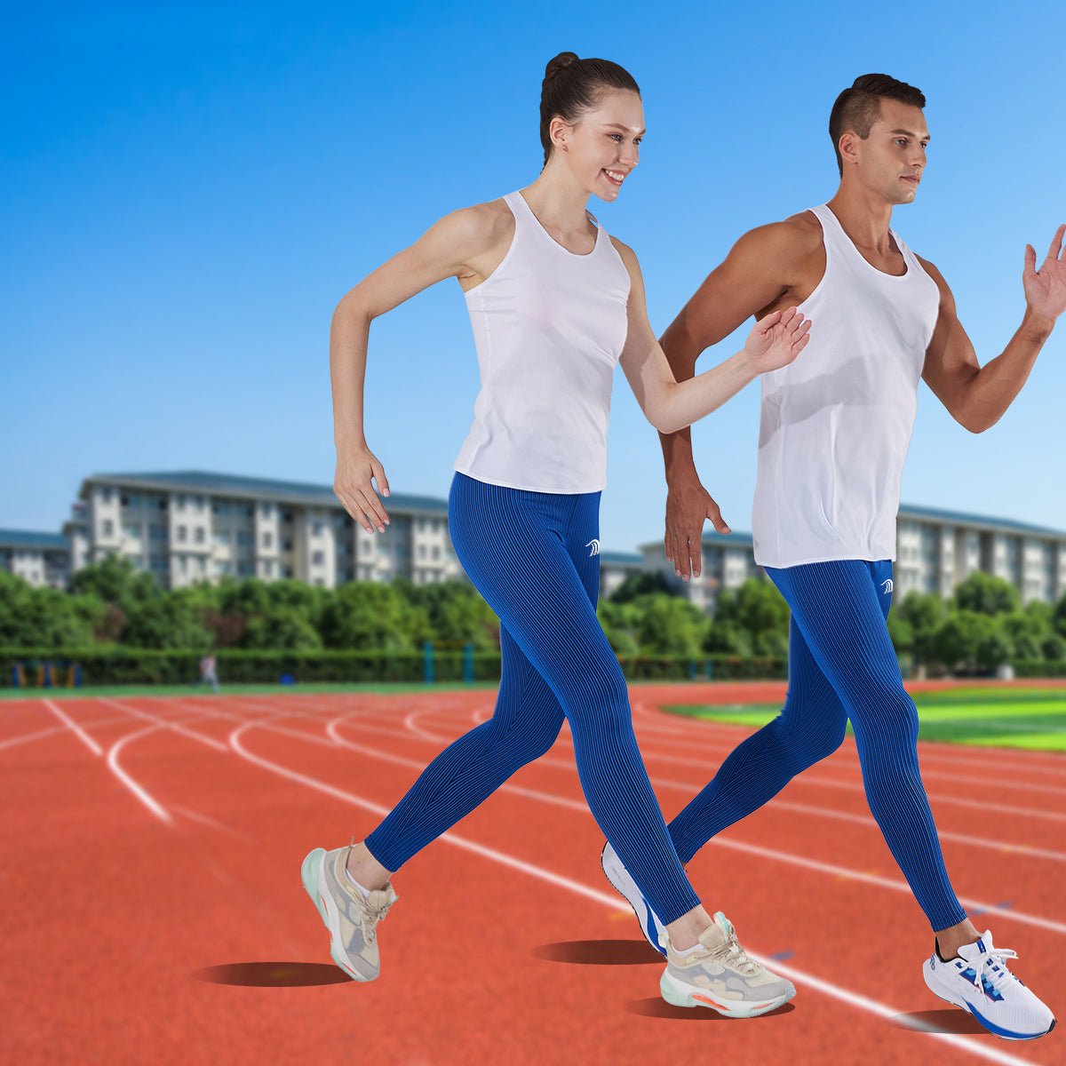 Ribbed Compression Sports Pants - Sidiou Group