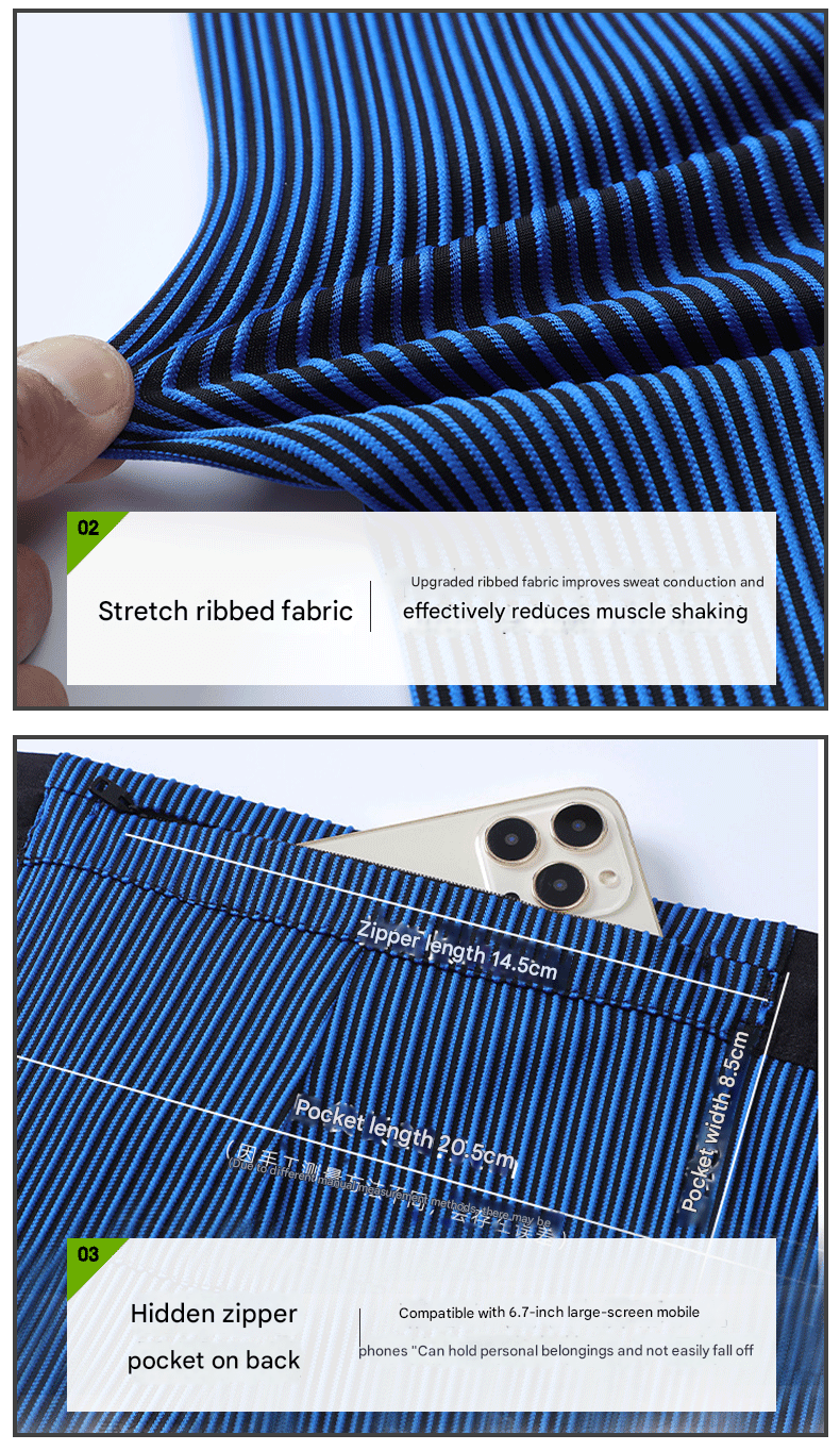Ribbed Compression Sports Pants - Sidiou Group