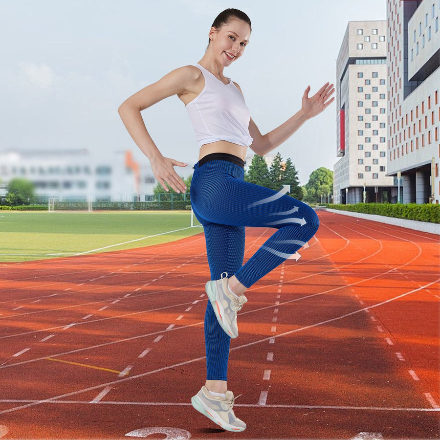 Ribbed Compression Sports Pants - Sidiou Group