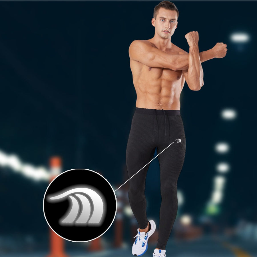 Ribbed Compression Sports Pants - Sidiou Group