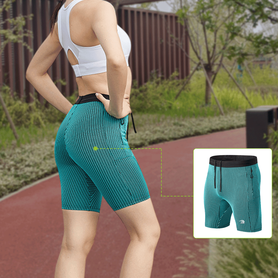 Ribbed Tight Workout Shorts - Sidiou Group