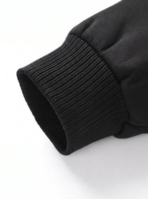 ribbed cuffs