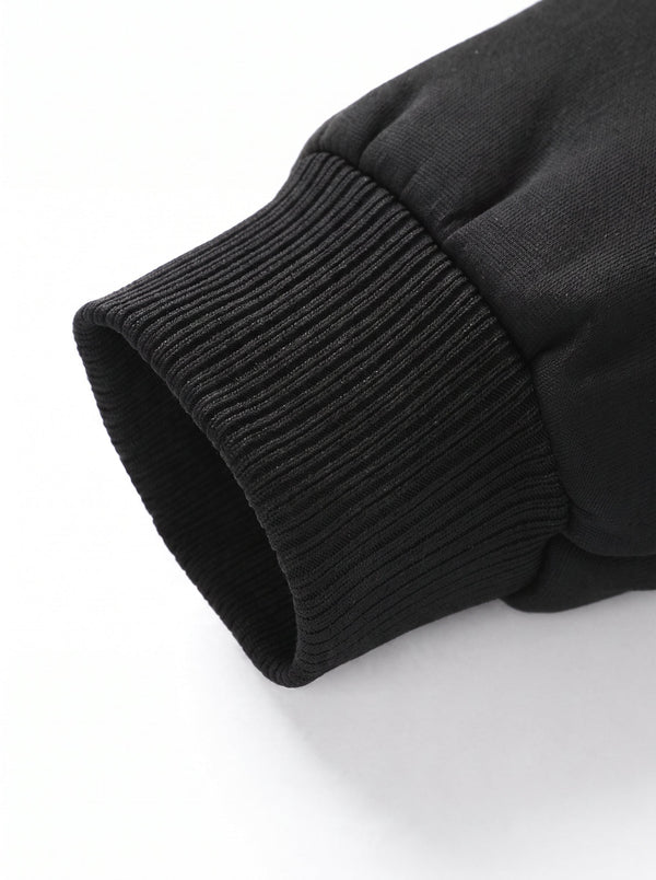 ribbed cuffs