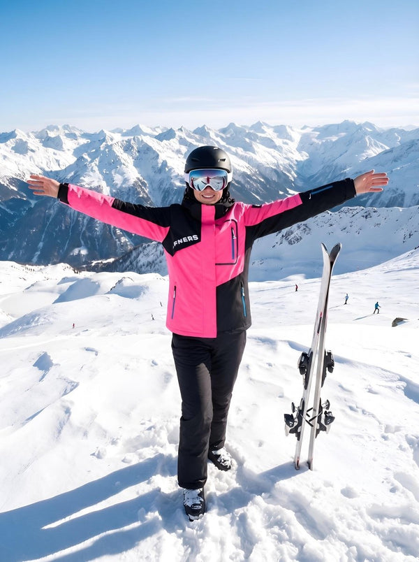 #rosered windproof snow jacket