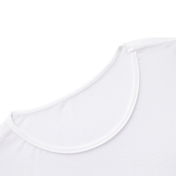 round neck golf mesh layering top