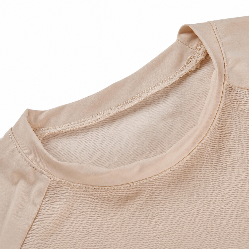 round neck ice silk golf mesh shrug