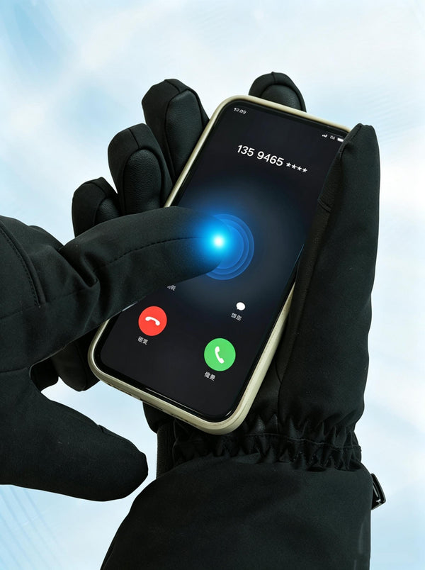 Convenient phone operation without glove removal