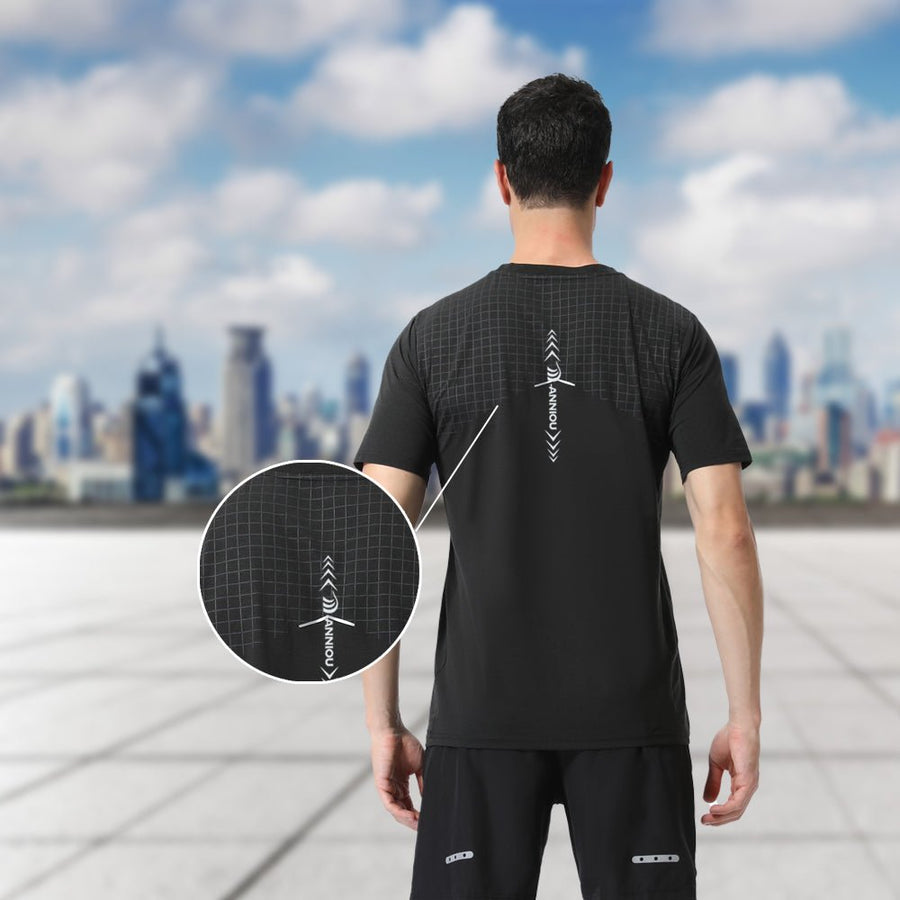 Short - Sleeved Breathable Running T-shirts - Sidiou Group