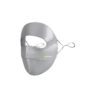 #silver Mulberry Silk Sunscreen Face Mask