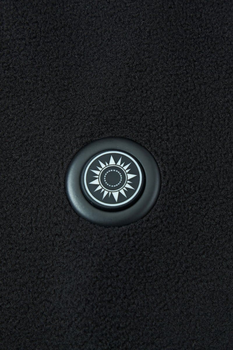 single button for heated jacket