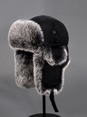 #Black Ear Protecting Cold Weather Hat