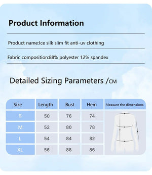 Slim Fit UPF50+ Sports Jacket - Sun Protection Clothing