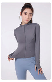 Slim Fit UPF50+ Sports Jacket - Sun Protection Clothing