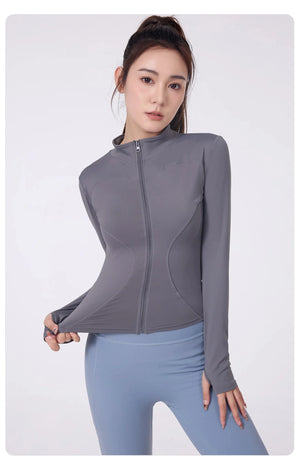 Slim Fit UPF50+ Sports Jacket - Sun Protection Clothing