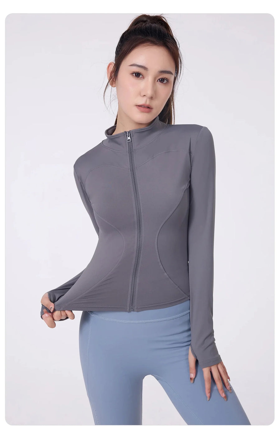 Slim Fit UPF50+ Sports Jacket - Sun Protection Clothing