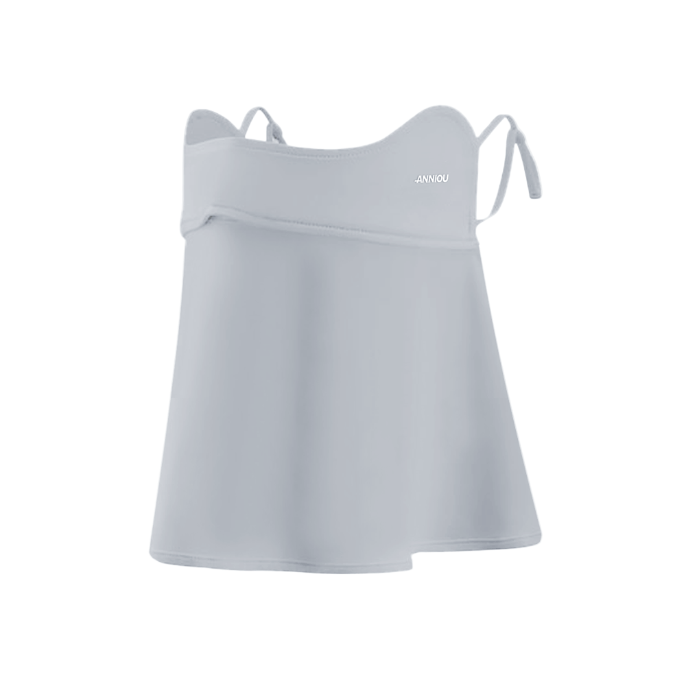 smoke grey Anniou UPF 50+ Anti UV Dust Face Cover 